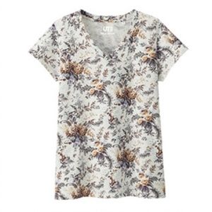 Uniqlo Epice Floral Short Sleeve Shirt